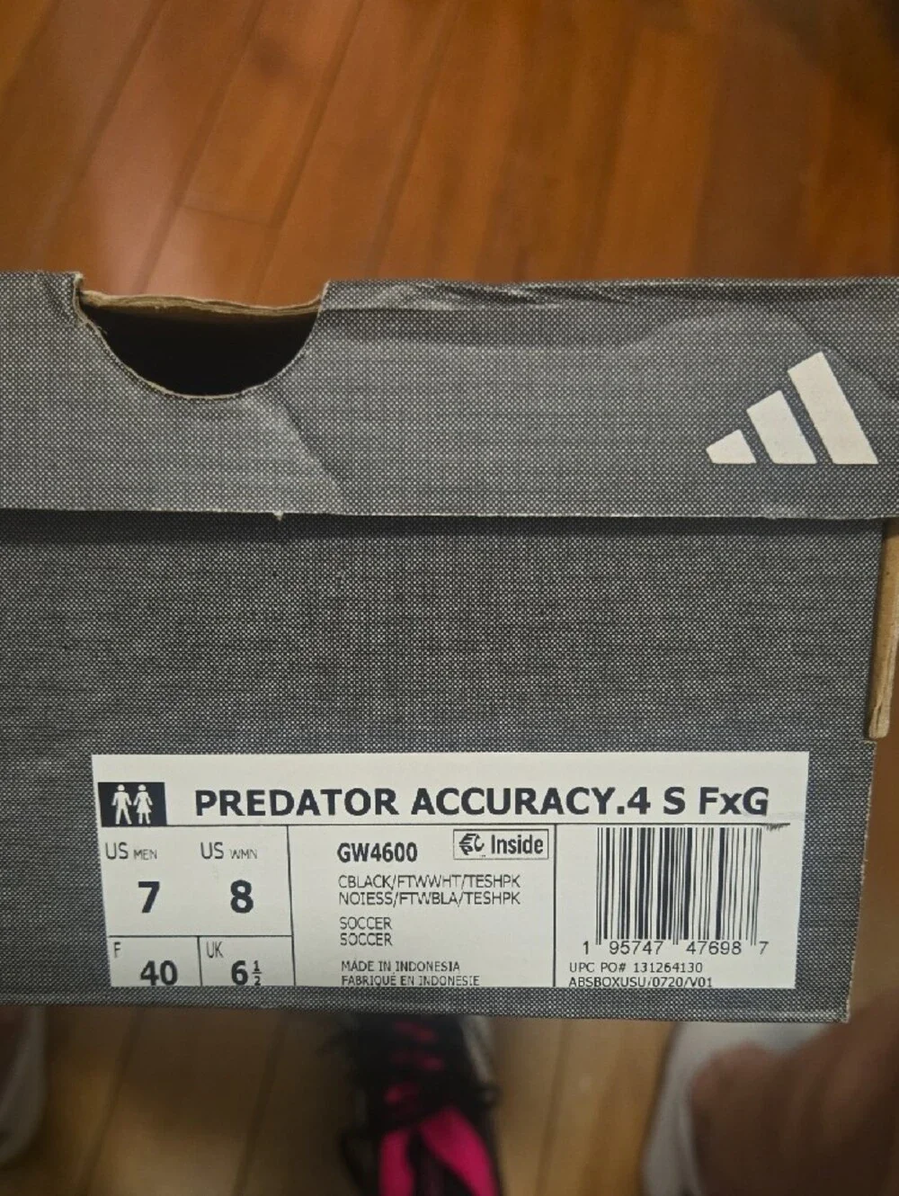 adidas Women's Black & Pink Soccer Cleats